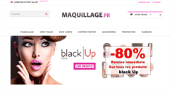 Desktop Screenshot of maquillage.fr